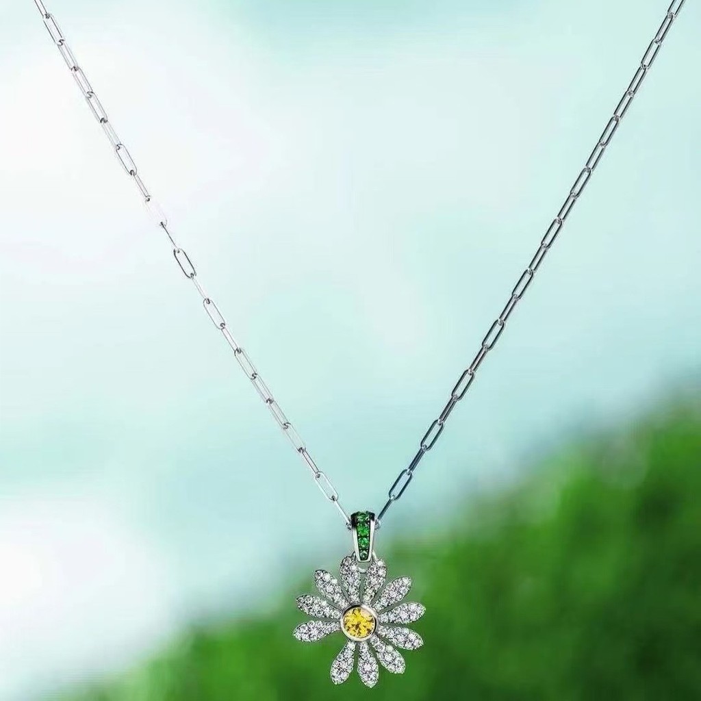 Kpop Idol G-DRAGON Daisy Flower Colar GD Acessórios De Moda
