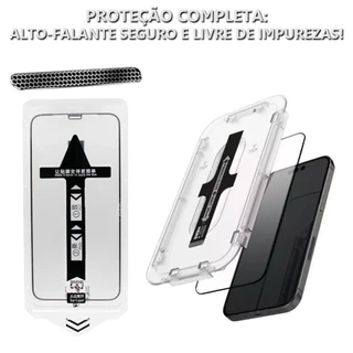 Película com Aplicador para iPhone Vidro Ultra 11 12 13 14 15 16 17