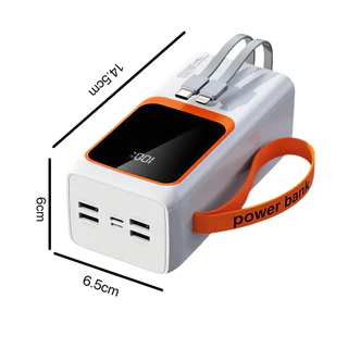 Carregador Portátil Bateria Power Bank 80000mah / 50000mah Turbo 22.5W
