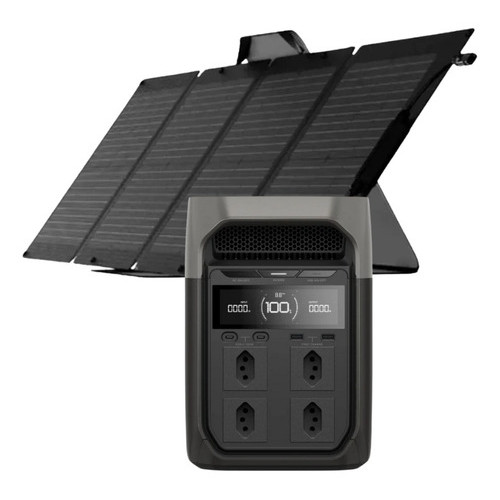 Kit Estação De Energia Ecoflow Delta 3 + Painel Solar 220w