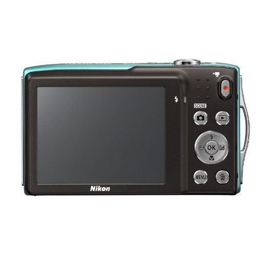 USED][Direto do Japão]Câmera digital Nikon COOLPIX S3300 Verde