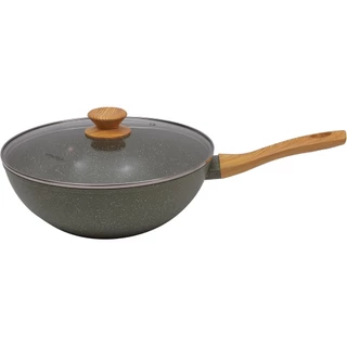 Panela Wok Esmeralda 28Cm Indução Cerâmico 4Mm Style Cook Mimo Style
