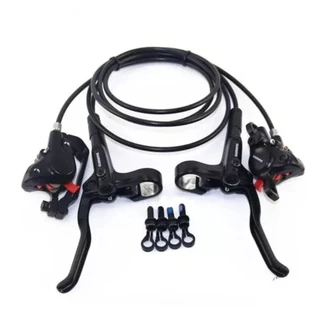 Freio Hidráulico Shimano Mt200 Preto Par Sangrado