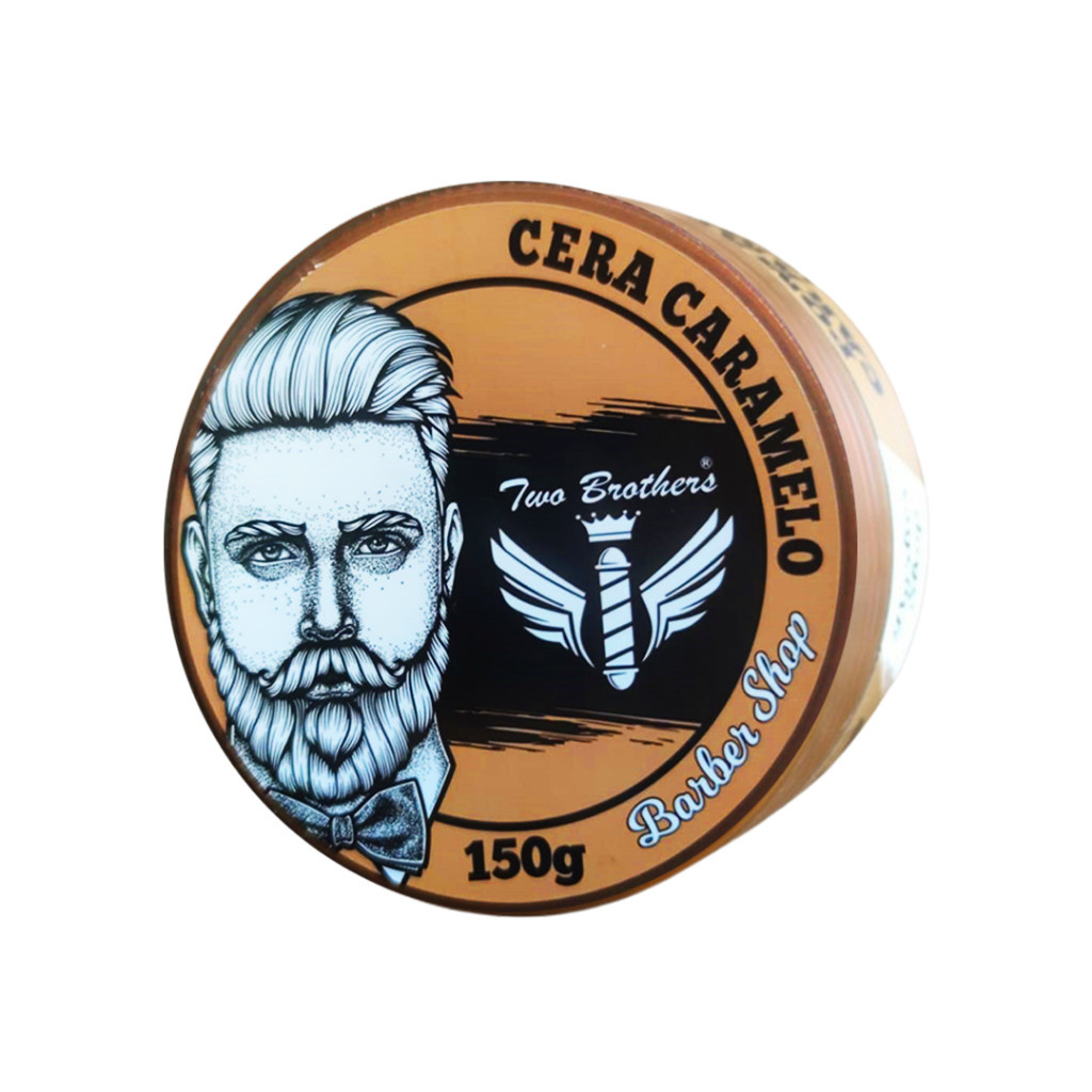 Cera Modeladora Caramelo Anti-frizz Efeito Molhado Tradional Two Brothers 150g