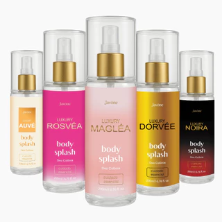 Kit  5 Body Splashes (Auvé, Rosvéa, Magléa, Dorvée, Noira) | Javône Luxury Envio Imediato em Oferta na Shopee