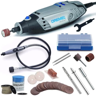 Dremel 3000 Microrretífica com Eixo Flexível e 82 Acessórios DREMEL