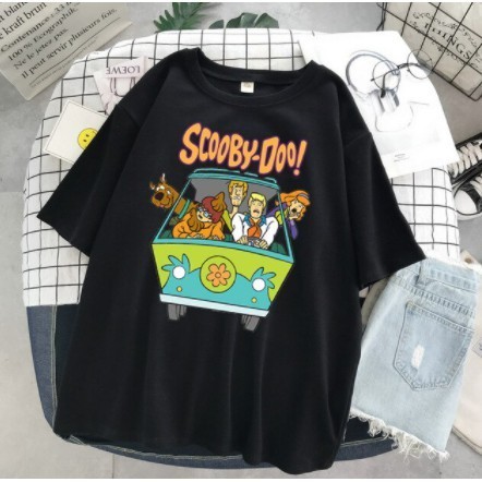 Camiseta Oversized Streetwear Unissex Scooby