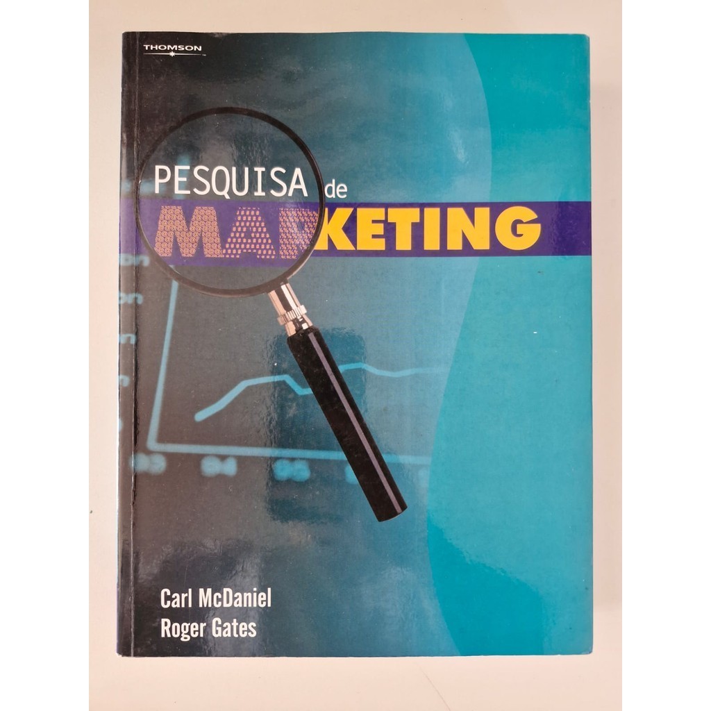 LIVRO, PESQUISA DE MARKETING, CARL MC DANIEL, ROGER GATES | Shopee Brasil