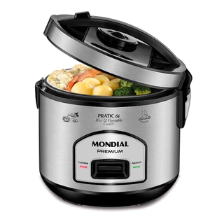Panela Elétrica de Arroz Pratic Rice PE-43 127V 500W INOX Mondial