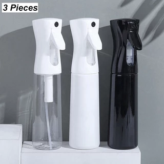 3 Peças 160ml/200ml/300ml/500ml Pulverizador De Névoa Ultra Fina/Frasco De Alta Pressão Vazio Contínuo De Cabeleireiro