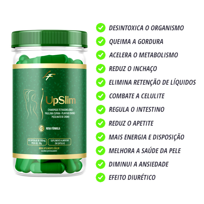 UP-SL Corpo Ativo Termogênico 60 Cápsulas