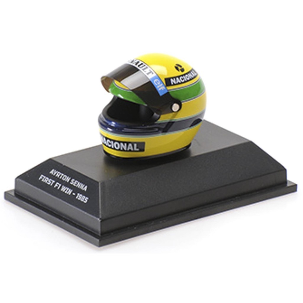 Formule 1 Ayrton Senna Casque Ayrton Senna Minichamps 1:8 - 1ère