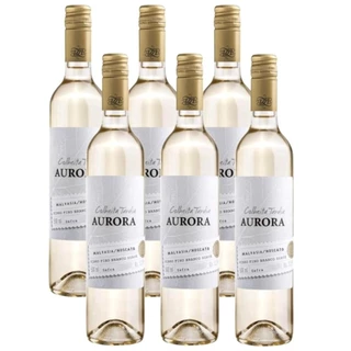 VINHO AURORA COLHEITA TARDIA 500ML BRANCO SUAVE KIT COM 6