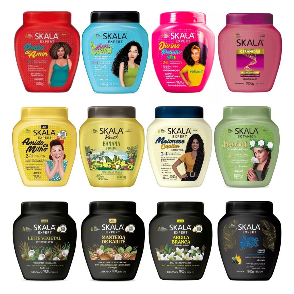 Creme Skala Tratamento Capilar 1kg - Escolher | Shopee Brasil