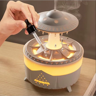 Umidificador De Nave com Gotas de Chuva Alienígena Difusor com Led 7 cores.