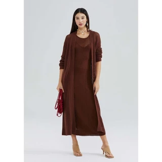 Cardigan Feminino Alongado Em Tricô Hering