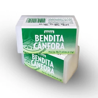 Bendita Cânfora 28g - 8 Tabletes 