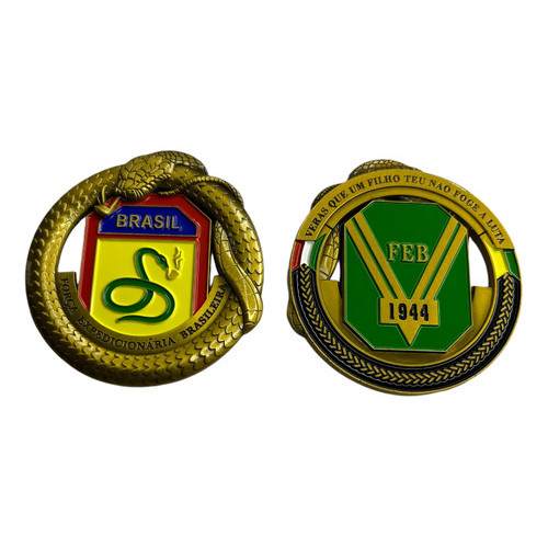Moeda Medalha Feb Força Expedicionária Brasileira Exército
