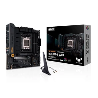 Placa Mãe Asus TUF Gaming B650ME 4 Slots de Memória AMD DDR5 AM5 Cor Preta