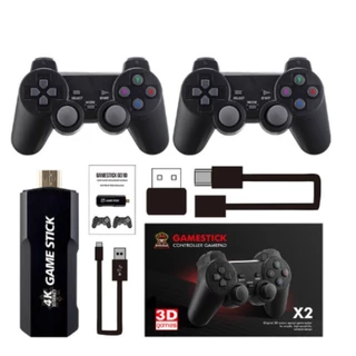 Vídeo Game Stick 30Mil Jogos Console 2 Controles Portátil Retrô Antigo Sem Fio 64GB Envio Imediato