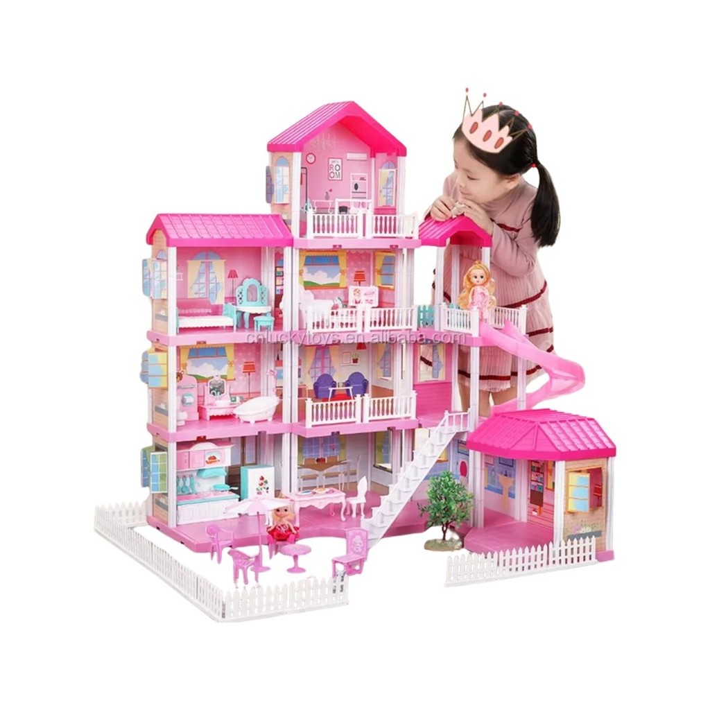 Casa de bonecas Casa dos Sonhos Dreamhouse 4 andares