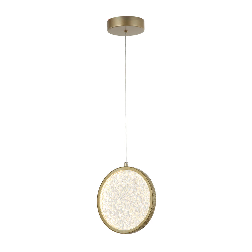 Luminaria Pendente Led Jade 5w 3000K/6500K Dourado Avant