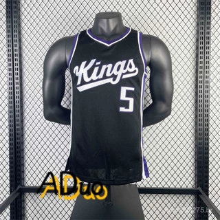 Hot Pressed Camisa #5 De'aaron Fox 2023/24 Icon Edition De Basquetebol Jersey