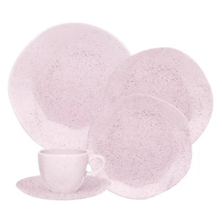 Aparelho de Jantar 30 Peças Pink Sand Oxford