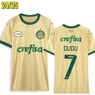 24/25 Camisas De Futebol Terceira Palmeiras Versão Custom Supporter Camisa 2024 2025