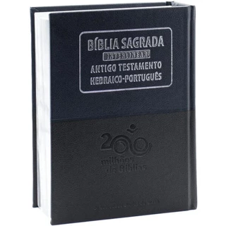 Bíblia Sagrada Interlinear Hebraico Português / Grego Português em Oferta na Shopee
