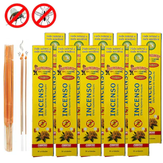 300 Palitos Incenso Repelente mata mosquito - Proteção Anti-Insetos, Seguro para Crianças