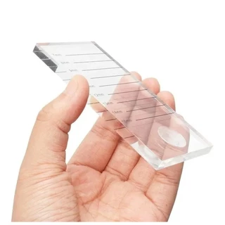 Placa de Acrílico de suporte para marcação para Cola e Cílios