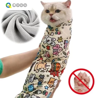 LGOO Cat Grooming Wrap , Envoltório Anti-Riscos E Mordida Para Gatos Calmante Multifuncional