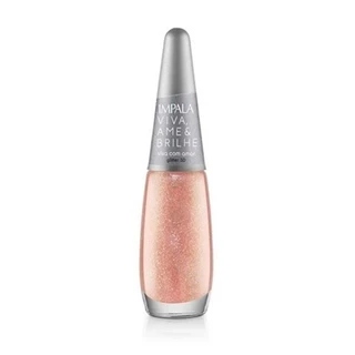 Esmalte Impala Viva, Ame e Brilhe Viva Com Amor Glitter 3D
