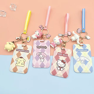 Conjunto De Porta-Cartões Para Estudantes Sanrio Material De Escritório E Presentes O Festival Da Primavera Do Bus Pass