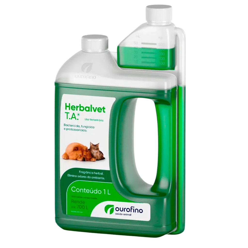 Herbalvet Desinfetante Bactericida Ourofino 1 Litro