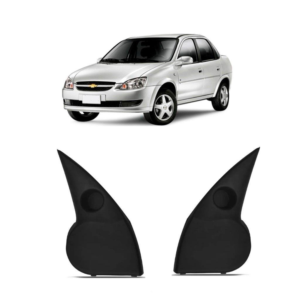 Acabamento Interno Retrovisor Corsa, Classic 1995 a 2015 Sem Furo