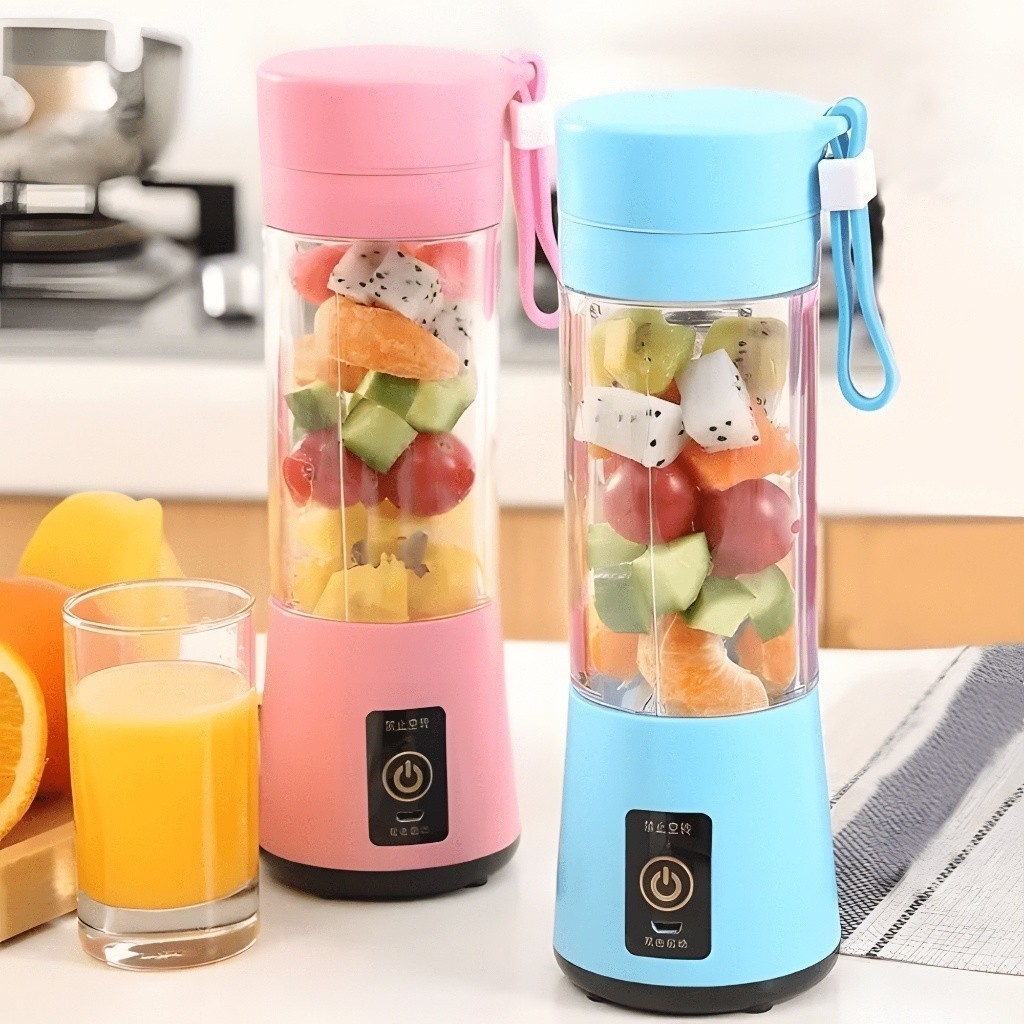 Mini Liquidificador Portátil 6 Lâminas Recarregável Micro USB | Shopee Brasil