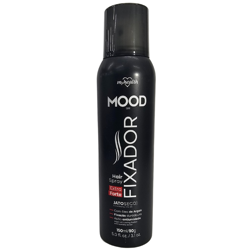 Spray Fixador de Cabelo Extra Forte Mood Care My Health 150ml / 90g ...