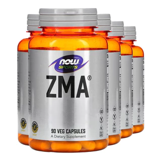 Kit 5x ZMA Zinco Magnésio 800mg Now Foods 90Cáps Importado /Made in Usa