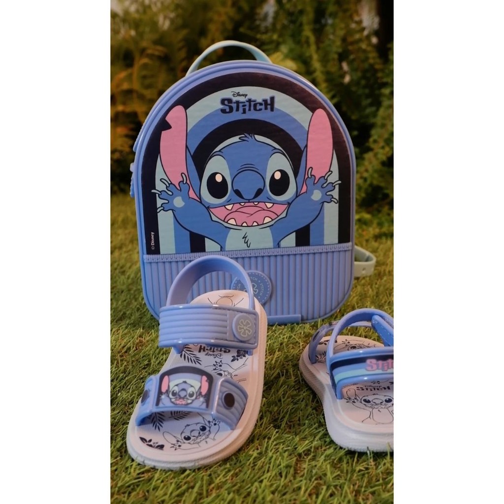 Sandália infantil Com Mochila do Stitch Grendene Original | Shopee Brasil