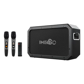 Caixa De Som Bluetooth Imenso X50 120w Ipx6 C/ Alça C/ 2 Mic