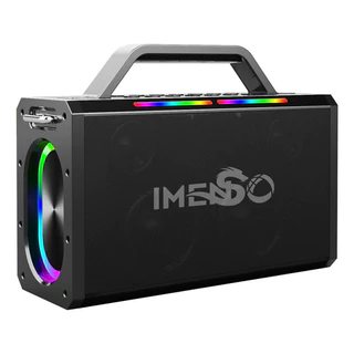 Caixa De Som Imenso X54 160w 24000mah Ipx4 Rgb C/ 2 Mic