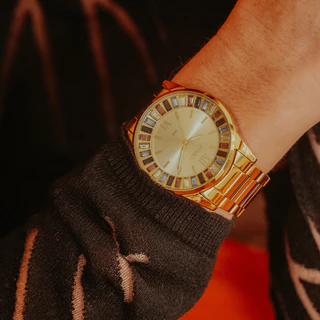 Relógio Euro Feminino Stones Dourado - EU2035YTQ/4D