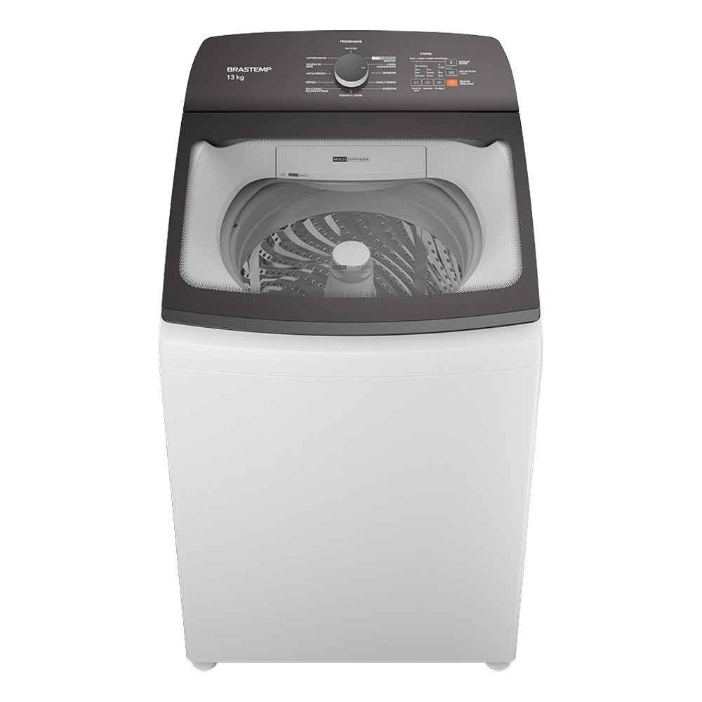 Máquina de Lavar Roupas 13Kg Brastemp BWK13 | Automática, Ciclo Tira Manchas, Branco