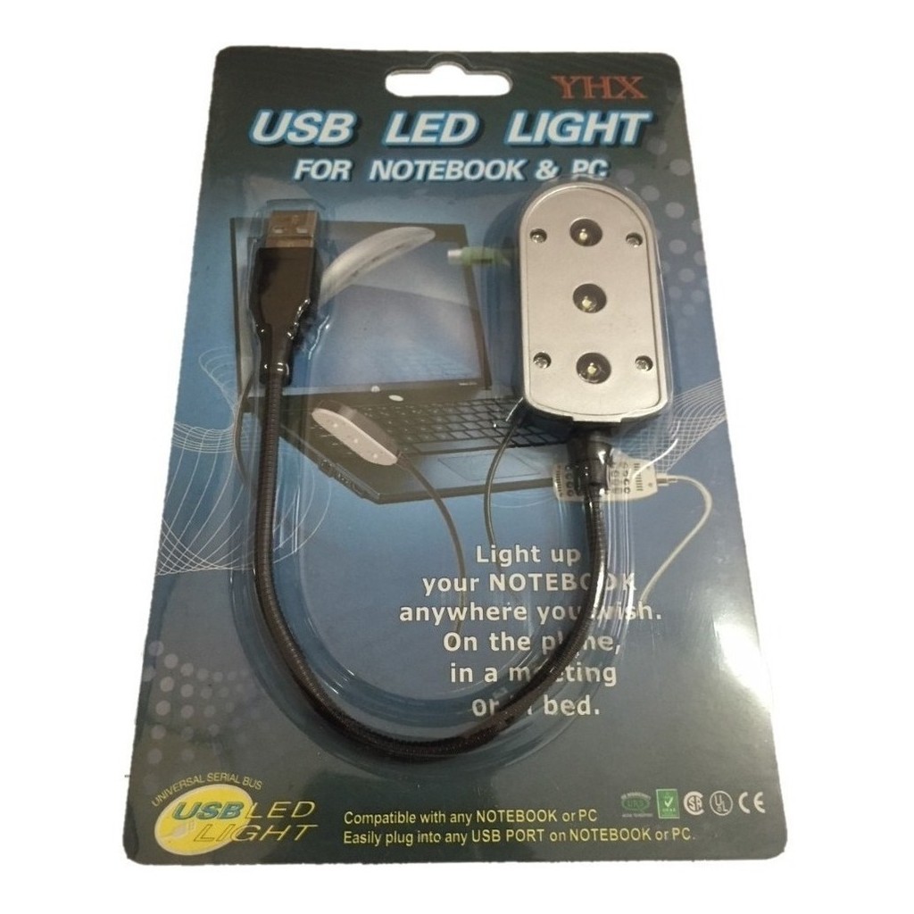 1/2/3/4 Luminarias Led Notebook Usb Flexivel Tb-0350 Leitura Ilumina ...