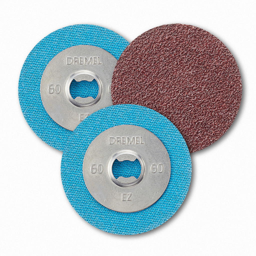 Discos Abrasivos Grão 60 Dremel EZ411HP Max Life Ez Lock 3 Peças