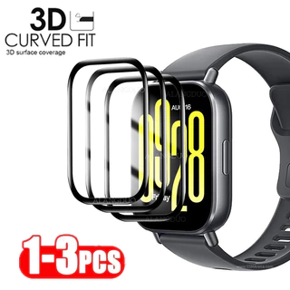 Filme Curvo 3D Para Redmi watch 5/5 eSIM Active Lite/4/3/2 Mi Acessórios Protetores De Tela De Smartwatch De Proteção Ma