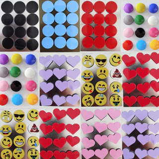 12 Imãs Variados Emoji, Coração , Bolinha ,estrelinha  Para Mural de Fotos, Quadro Magnético e Imãs De Geladeira em Oferta na Shopee