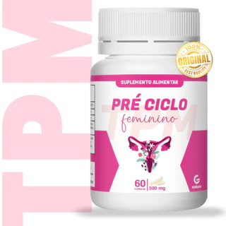 PRÉ CICLO Sintomas da TPM 60 CÁPS  Envio Imediato em Oferta na Shopee